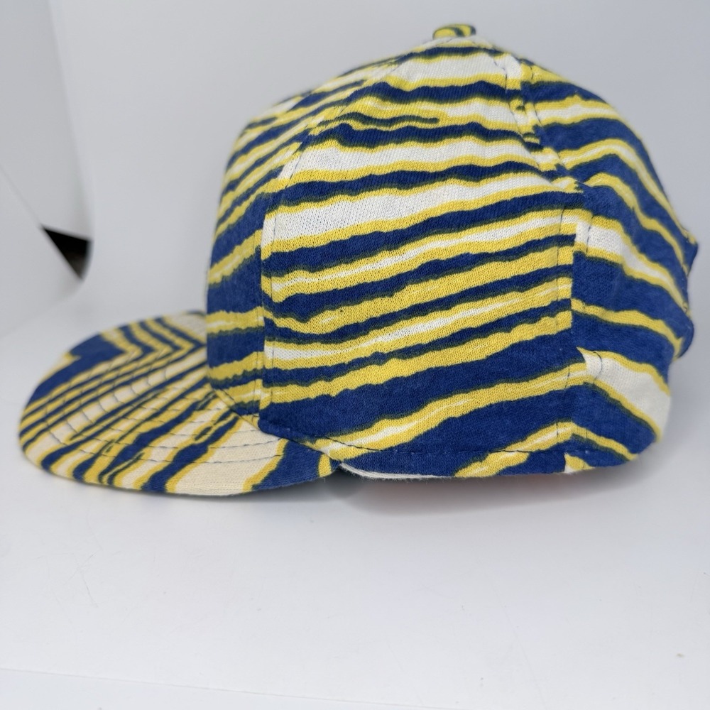 Vintage Zubaz Los Angeles St. Louis Rams Hat Cap Snap Back NFL Football Logo - Picture 8 of 8